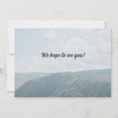 定年の次の冒険の人生はより良い女性 招待状 (裏面)