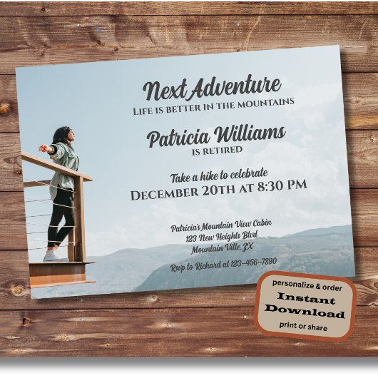 定年の次の冒険の人生はより良い女性 招待状