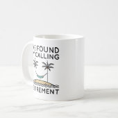 定年を迎えた コーヒーマグカップ (正面左)