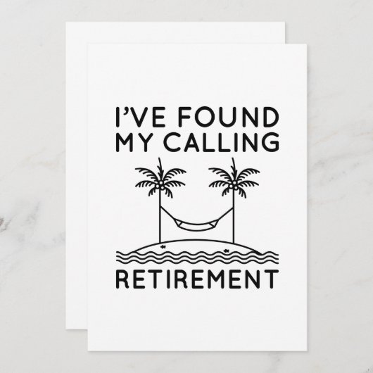 定年を迎えた サンキューカード (正面/裏面)