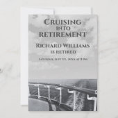 定年クルージングから定年クルーズ船へ 招待状 (正面)