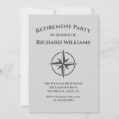 定年クルーズへの招待状 招待状 (裏面)