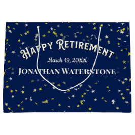 定年スター ラージペーパーバッグ