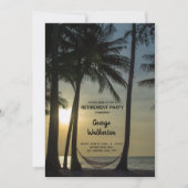 定年テーマパーティ 招待状 (正面)