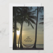 定年テーマパーティ 招待状 (裏面)