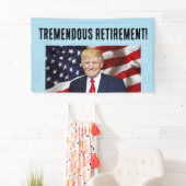 定年ドナルド・トランプ旗 横断幕 (インサイチュ)