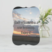 定年パーティの招待状日 (スタンド正面)