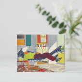 定年パーティー招待状 〜 安息のハンモックタイム！ 招待状 (スタンド正面)