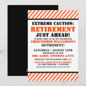 定年パーティー招待状 招待状 (正面/裏面)