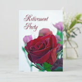 定年パーティー招待状 招待状 (スタンド正面)