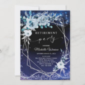 定年パーティー招待状 招待状 (正面)