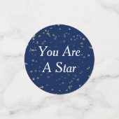 定年パーティー星 コンフェッティ (スモール正面)