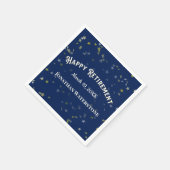 定年パーティー星 スタンダードカクテルナプキン (角)