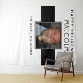 定年パーティー背景バナー タペストリー (インサイチュ(横))