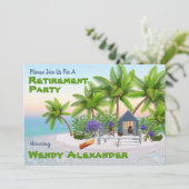 定年パーティー - 楽しいバケーション 招待状 (スタンド正面)
