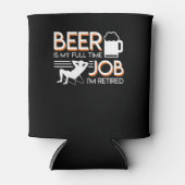 定年ビールはフルタイム退職した 缶クーラー (正面)