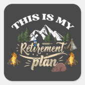 定年ホーム スクエアシール (正面)