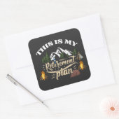 定年ホーム スクエアシール (封筒)