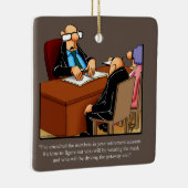 定年ユーモアセラミックオーナメントギフト セラミックオーナメント (右)