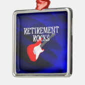 定年ロック、ロッキングギター、 メタルオーナメント (左)