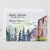 定年後のハイキング生活は最高 山 招待状 (正面)