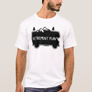 定年後計画 RV キャンパー レクリエーショナルビークル Tシャツ