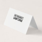 定年服 名刺 (正面)