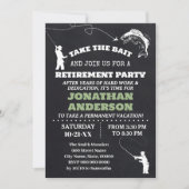 定年祝いフィッシングパーティー 招待状 (正面)