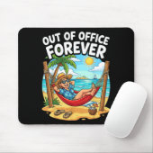 定年退職おふざけ休暇 Out+of+Office+Forever マウスパッド (マウス)