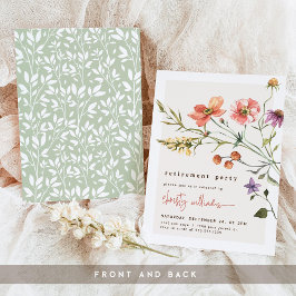 定年退職のお祝い ガーデンパーティー サマーセレモニー 招待状