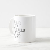 定年退職の夫婦の面白い結婚 コーヒーマグカップ (正面左)