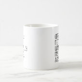 定年退職の夫婦の面白い結婚 コーヒーマグカップ (中央)