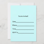 定年退職の招待状-郵便局員 招待状 (裏面)