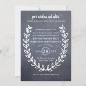 定年退職の教授・講師・教師 ラテン語の引用 招待状 (正面)