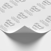 定年退職祝い - 名前 - 年数の勤続お疲れ様でした ラッピングペーパー (角)