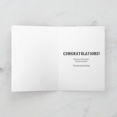 定年退職 おしゃれな木と花 カード (内部)