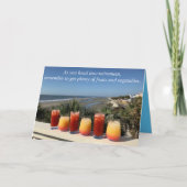 定年退職 カード (正面)