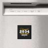 定年2034 カウントダウン ハート 面白い 引退 マグネット (インサイチュ (食洗機))