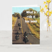 ***定年***どんなに乗り物に乗ったのか!!! カード (黄色い花)