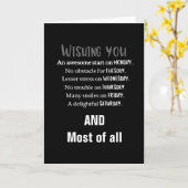 ***定年***ゴルファーの皆様に心よりお祝い カード (黄色い花)