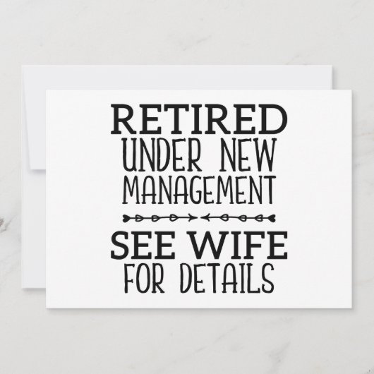 定年 新体制に突入! 詳細は妻に聞いて(笑) シーズンカード (正面)