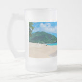 定年 – 美しい フロストグラスビールジョッキ (左)