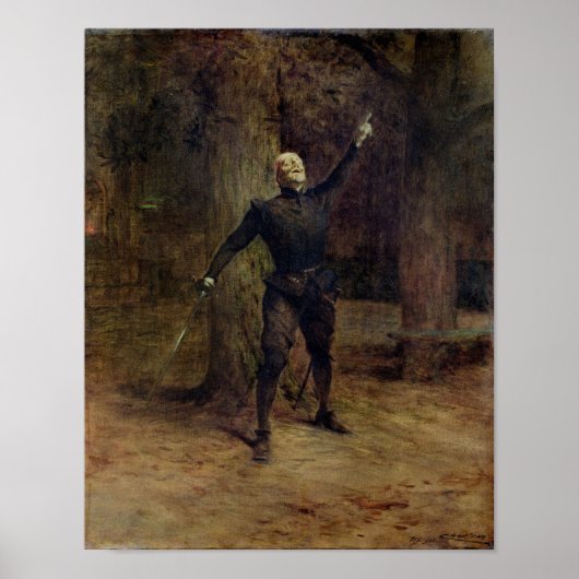 定数Coquelin as Cyrano de Bergerac ポスター (正面)