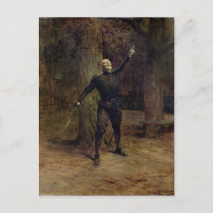 定数Coquelin as Cyrano de Bergerac ポストカード