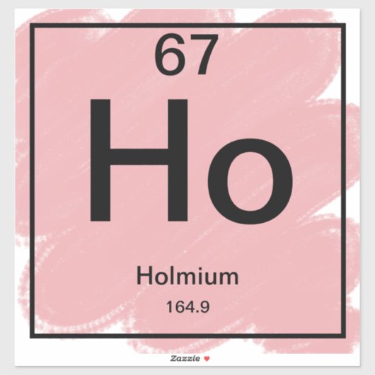 定期テーブルシール – ホルミウム シール (シート)