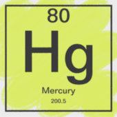 定期テーブルシール – Mercury シール (正面)