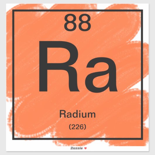 定期テーブルシール – Radium シール (シート)