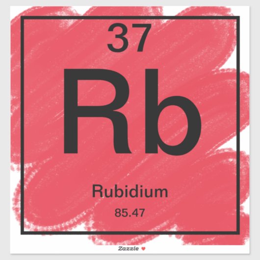 定期テーブルシール – Rubidium シール (シート)