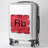 定期テーブルシール – Rubidium シール (スーツケース)