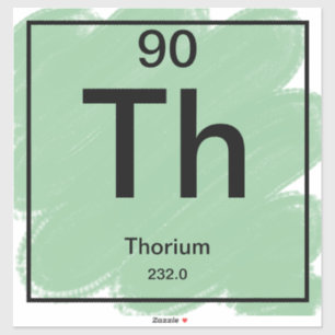 定期テーブルシール – Thorium シール
